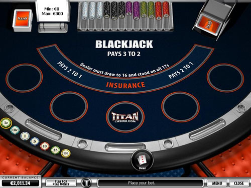 titan casino Blackjack